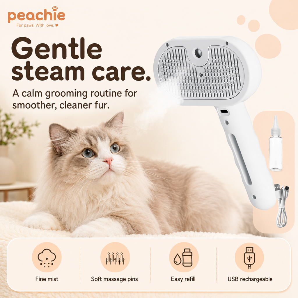 Steam Grooming Brush