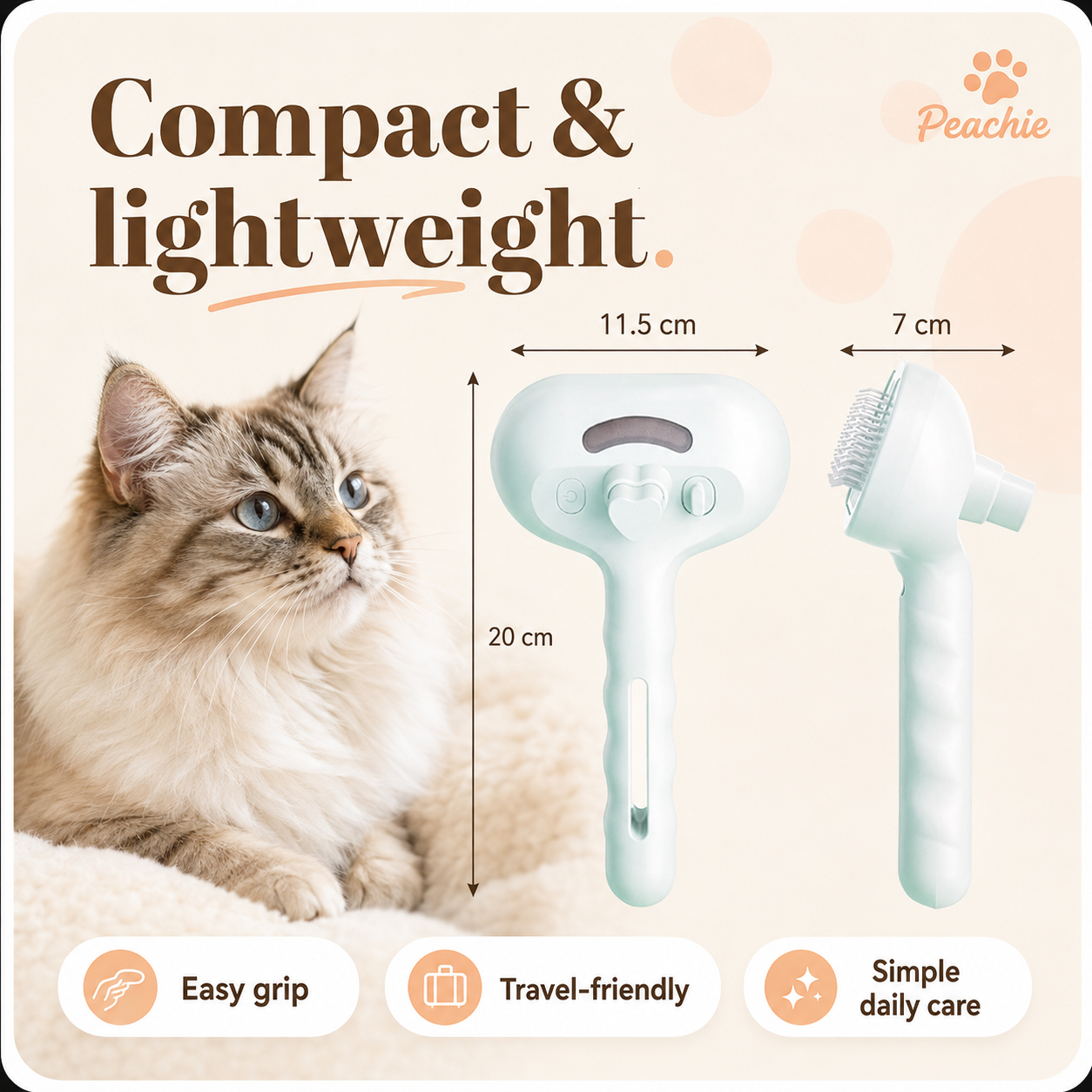 Steam Grooming Brush