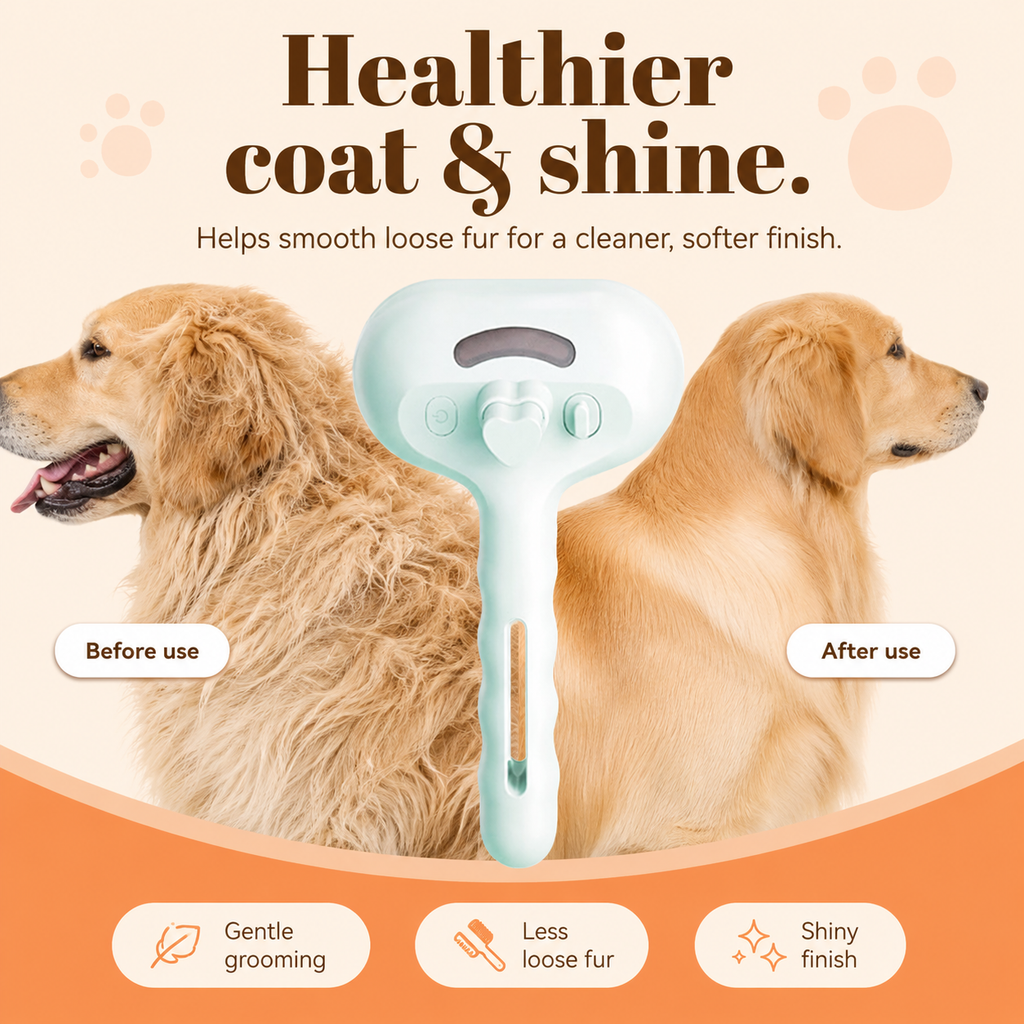 Steam Grooming Brush