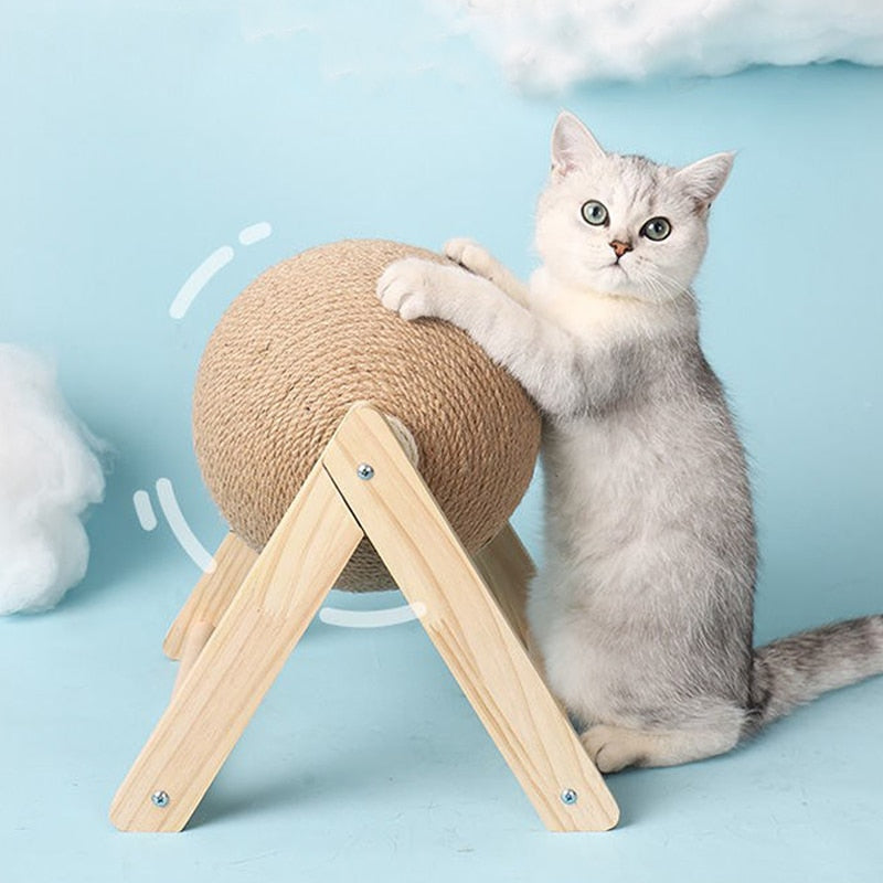 Sisal Scratch Pillar