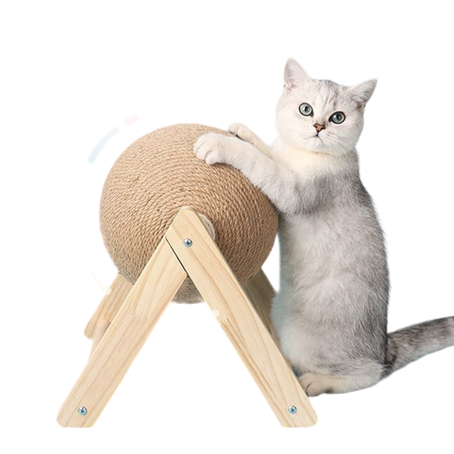 Sisal Scratch Pillar
